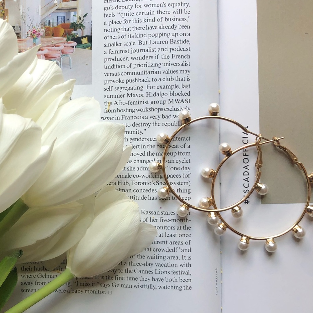 Pearl hoops